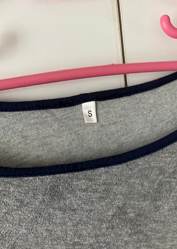 Gri Midi Keten Salaş Hamile Elbisesi - Görsel 3