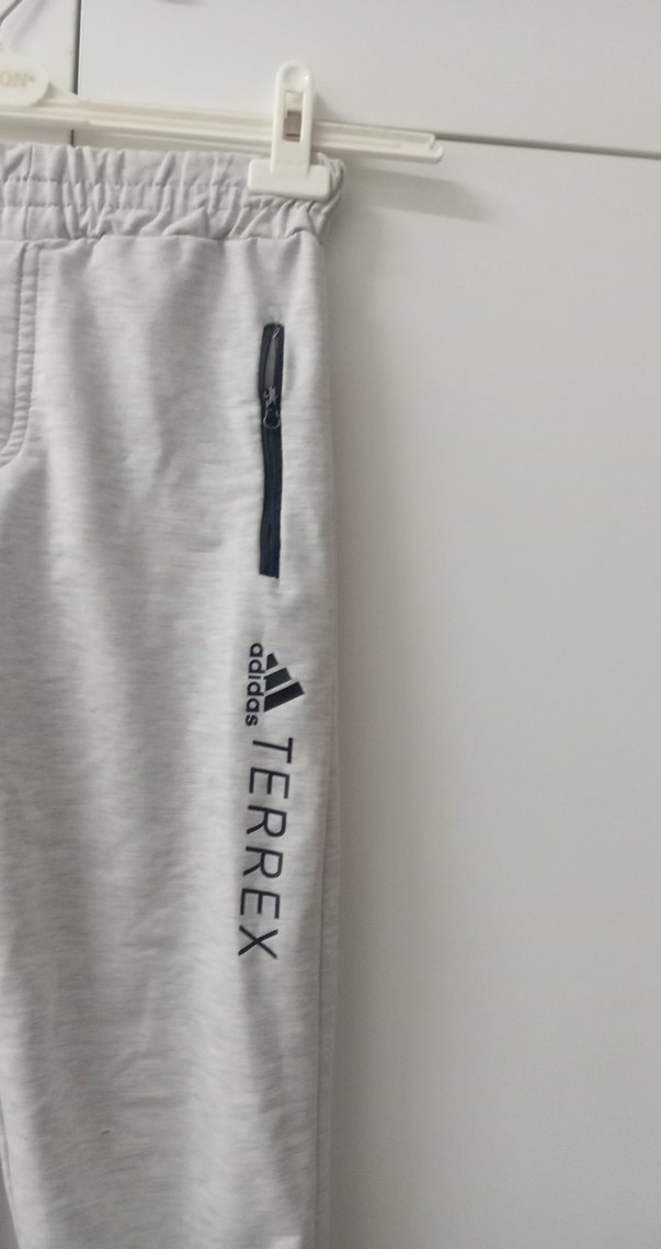 Gri Terrex Fermuarlı Outdoor Erkek Eşofman Altı - Görsel 3