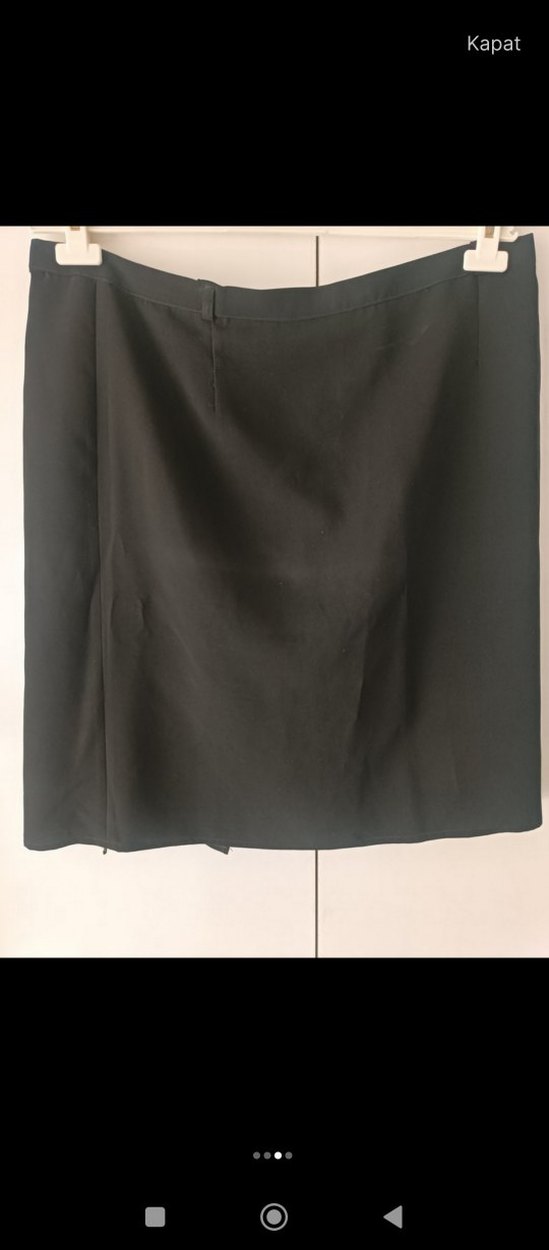 Siyah Midi Hamile Eteği - Görsel 3