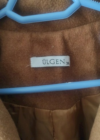 36 Beden Düğmeli Kahverengi Süet Kadın Kaban