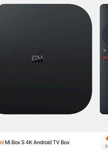 Xiaomi Mi Box S 4K Android TV Kutusu Siyah