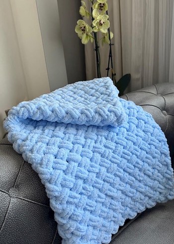 Örgü Bebek Battaniyesi - Görsel 3