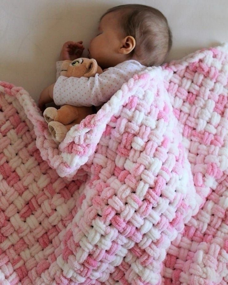 Örgü Bebek Battaniyesi - Görsel 4