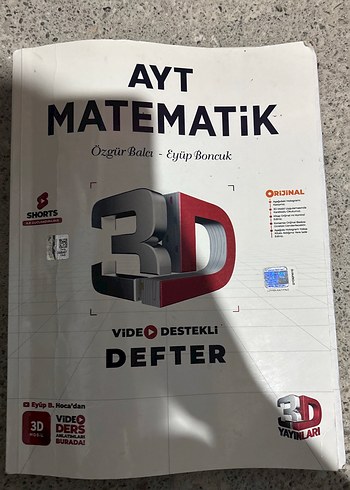 AYT Matematik 3D Videolu Defter