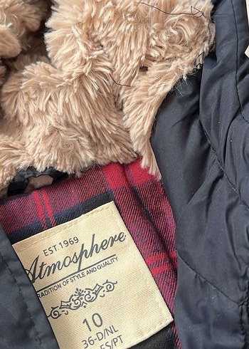 Kürklü Kapüşonlu Siyah Kadın Yelek - Görsel 3