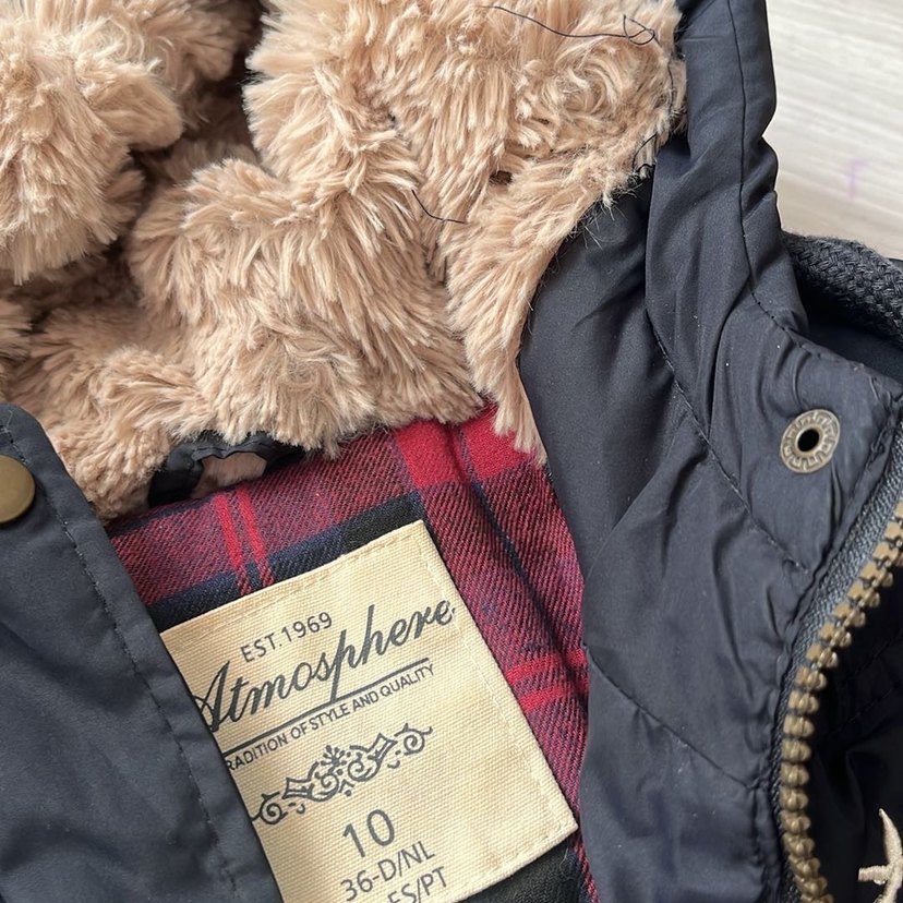 Kürklü Kapüşonlu Siyah Kadın Yelek - Görsel 3