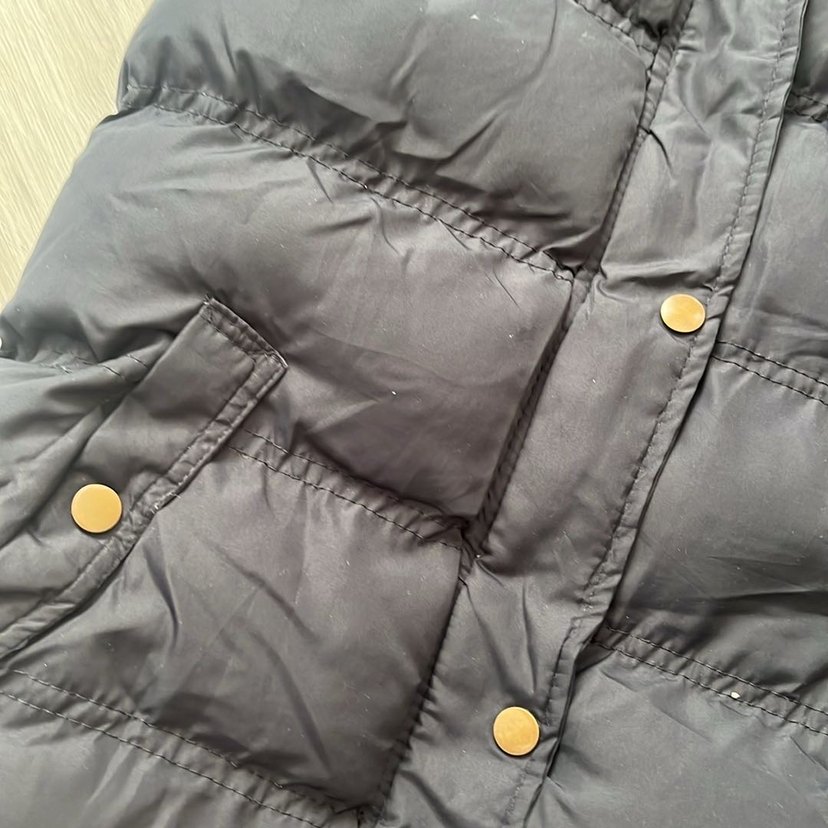 Kürklü Kapüşonlu Siyah Kadın Yelek - Görsel 2