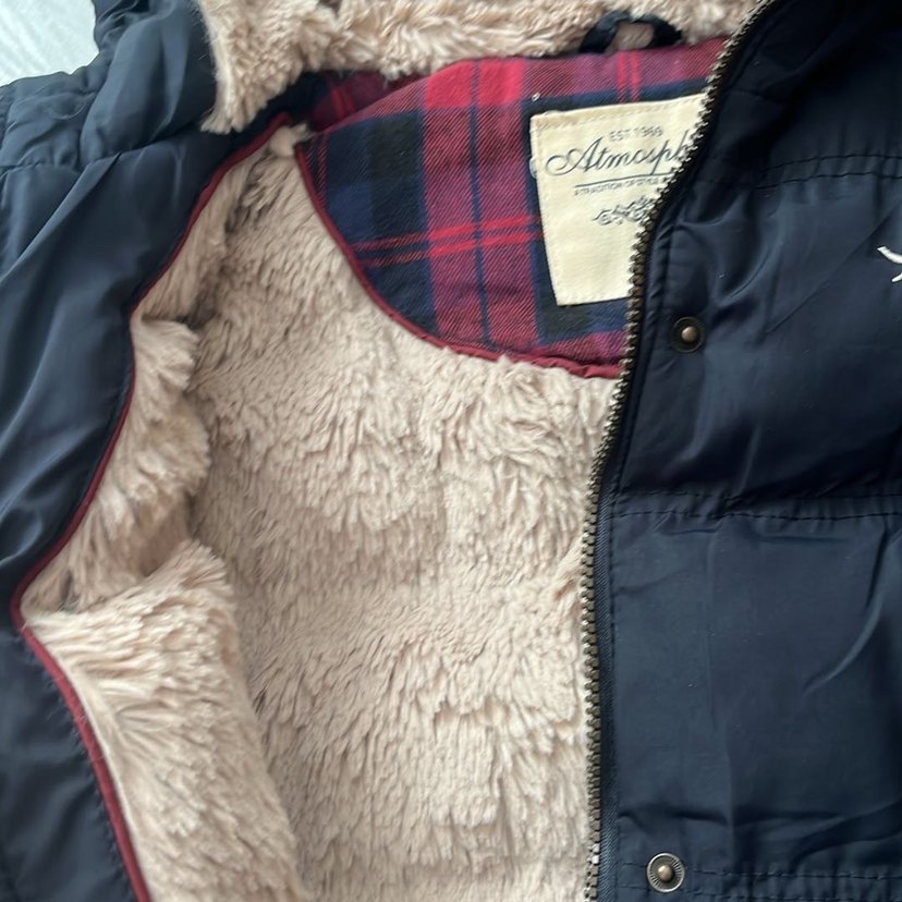 Kürklü Kapüşonlu Siyah Kadın Yelek - Görsel 4