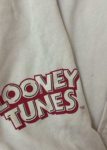 Baskılı Beyaz Sweatshirt - Görsel 2