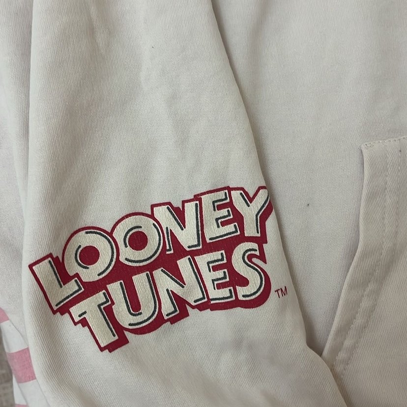 Baskılı Beyaz Sweatshirt - Görsel 2