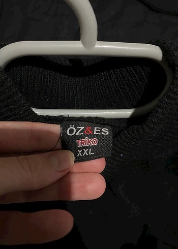 xxl Beden Siyah boğazlı erkek kazak