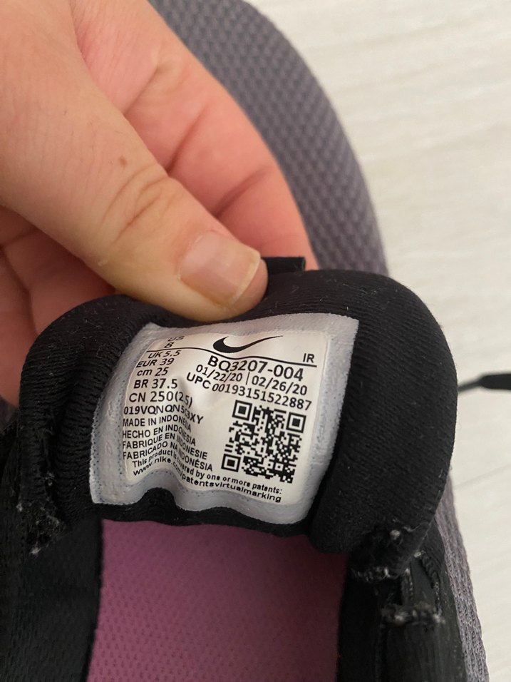 Nike Revolution Kadın Spor Ayakkabı gri- Mor - Görsel 2