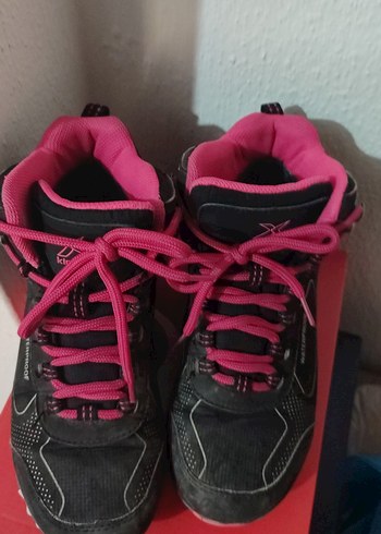 36 Beden pembe Renk Kız Çocuk Pembe Bağcıklı Kauçuk Bot