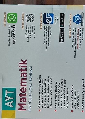 Msb yayınları Ayt matematik - Görsel 2