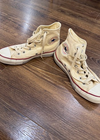 38 Beden Converse Beyaz Vintage Kadın Spor Ayakkabı