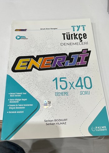 Enerji TYT Türkçe 15x40 Deneme Kitabı