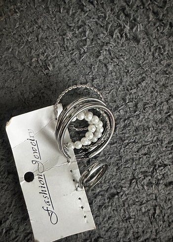 Gri Zincir Detaylı Kadın Yüzükleri - Görsel 18