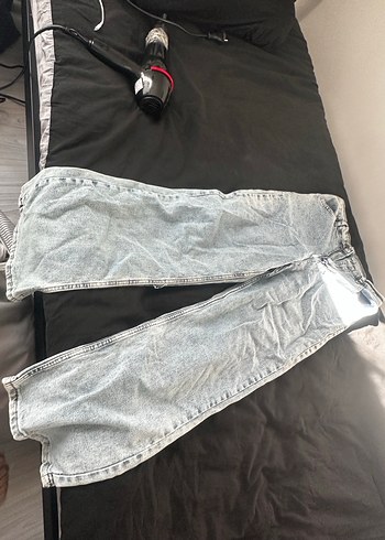 Gri Rahat Kesim Midi Kot Pantolon - Görsel 2