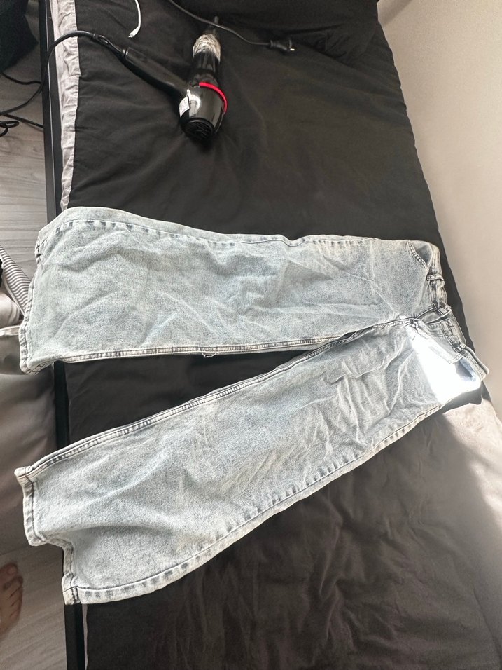 Gri Rahat Kesim Midi Kot Pantolon - Görsel 2