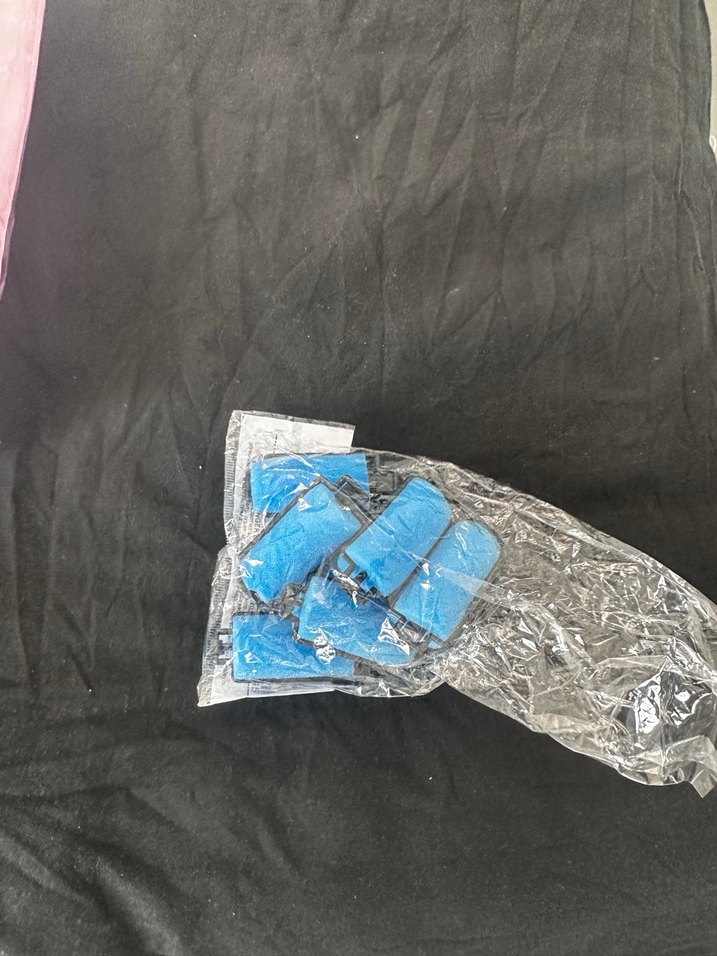 Pembe Saten Kadın saç sosisi ve bigudisi - Görsel 3