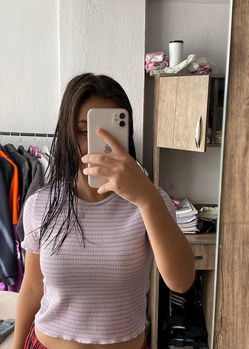 Koton Pembe Kısa Kollu Pamuklu Tişört