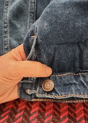 Mavi Düğmeli Kadın Denim Ceket - Görsel 3