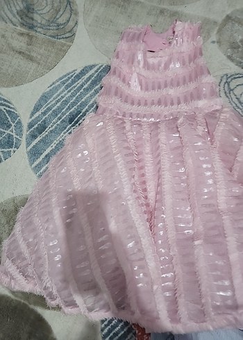 Pembe abiye elbise - Görsel 2