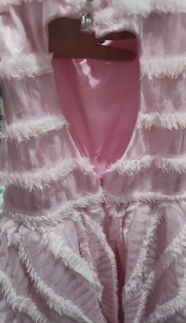 Pembe abiye elbise - Görsel 4