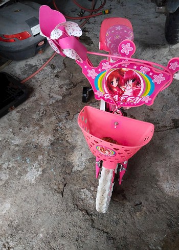 Renkli Pembe Çocuk Üç Tekerlekli Bisiklet - Görsel 2