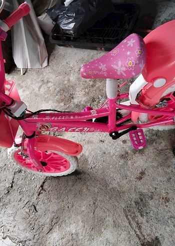 Renkli Pembe Çocuk Üç Tekerlekli Bisiklet - Görsel 3