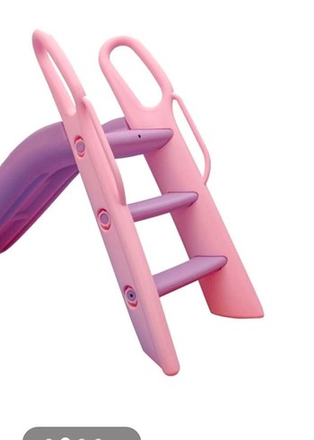 Pastel Pembe Çocuk Kaydırağı 129 cm - Görsel 2