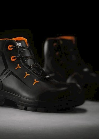 Uvex Siyah Turuncu Bağcıklı Erkek Bot - Görsel 2
