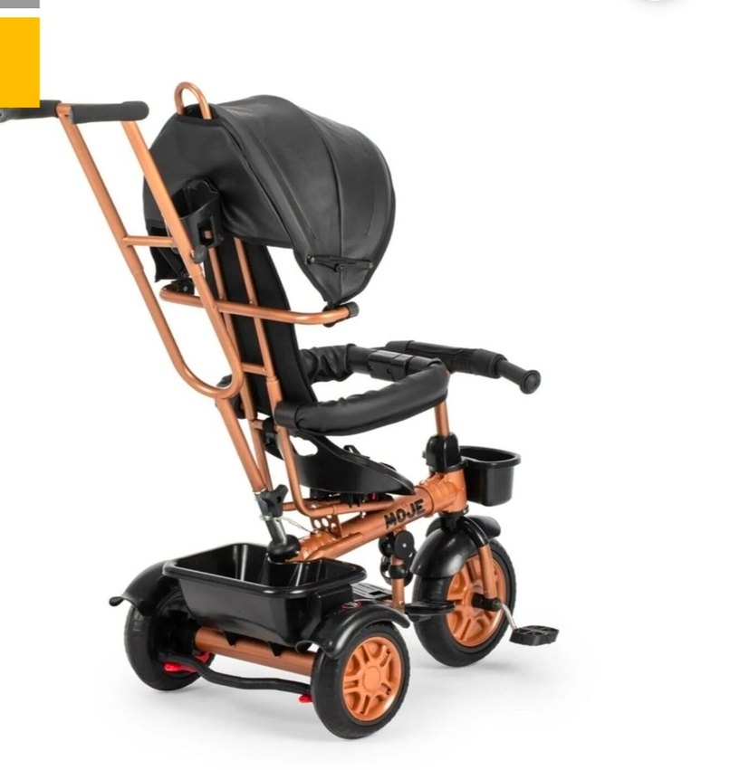 MOJE Kahverengi Çocuk Üç Tekerlekli Bisiklet - Görsel 3