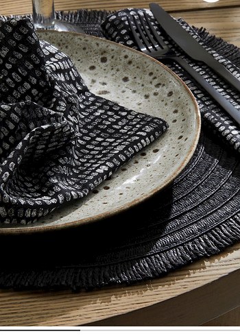 H&M home 2 li siyah servis - Görsel 3