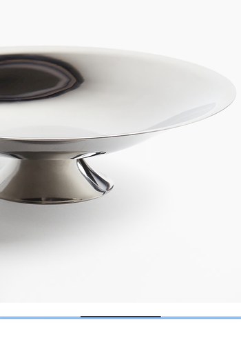 H&M home gümüş ayaklı kase - Görsel 2