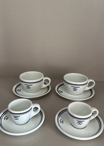 2 cappuccino set 2 espresso set