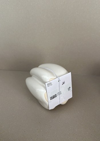 H&M Home Beyaz mini Dekoratif Vazo