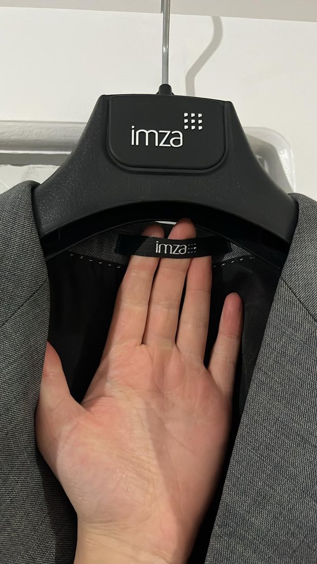 Gri Erkek Takım Elbise Düğmeli Notch Yaka - Görsel 3