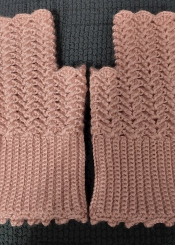 Bohem Tarz Örgü Kadın Eldiveni - Görsel 2