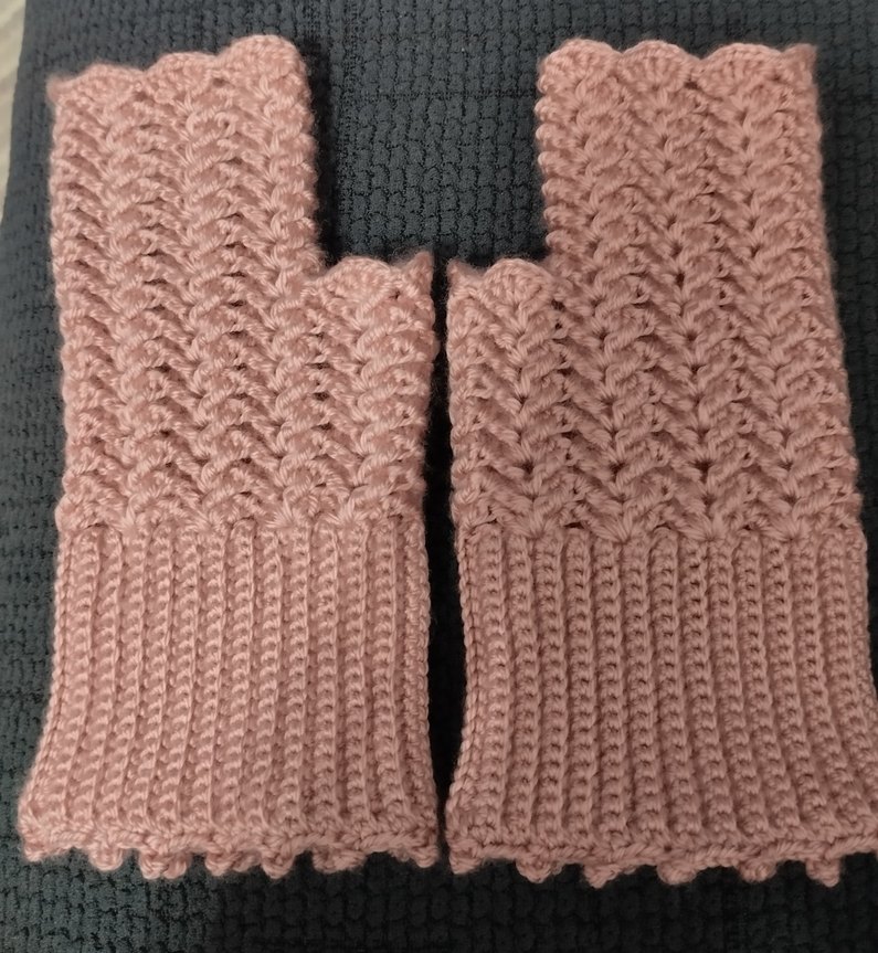 Bohem Tarz Örgü Kadın Eldiveni - Görsel 2