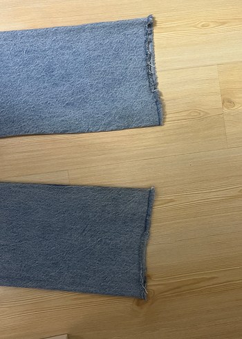 Kadın Gri Mavi Midi Denim Jean - Görsel 7