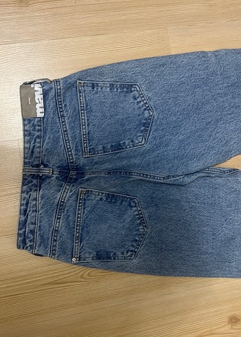 Kadın Gri Mavi Midi Denim Jean - Görsel 5