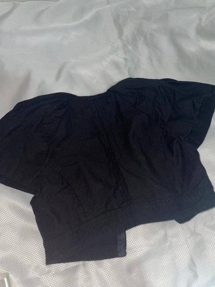 Siyah Kısa Kollu Bolero - Görsel 3