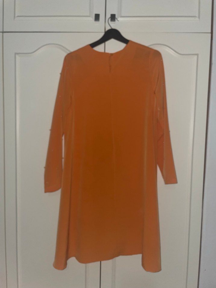 Bej Salaş Uzun Kollu Kadın Tunik - Görsel 2