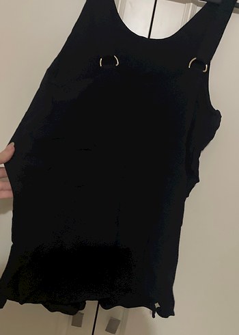 Siyah Askısız İnce Fit Hemşirelik Body - Görsel 2