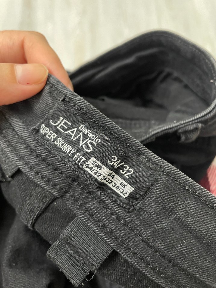 Siyah  Regular Fit Denim Jean - Görsel 3