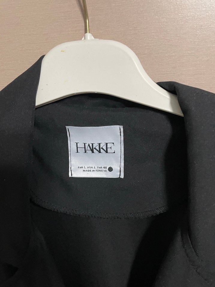 Kadın Siyah Uzun Boy Trençkot - Görsel 3