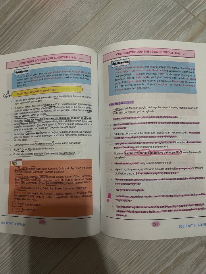 Edebiyat El Kitabı - Sınavlara Hazırlık - Görsel 2