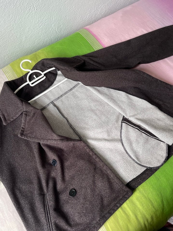 Düğmeli Kahverengi ceket - Görsel 3