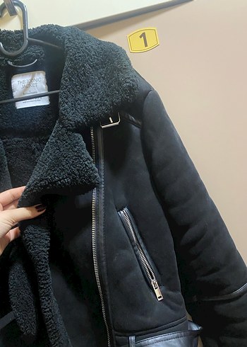 l Beden Kadın çift taraflı kürklü mont